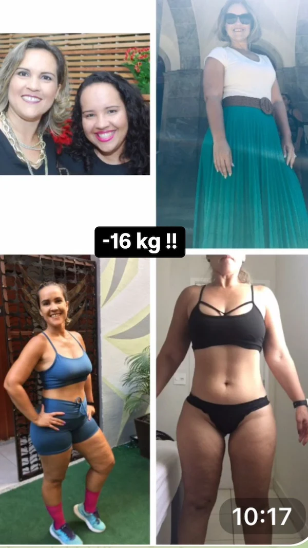 Print de resultado real de aluna do Protocolo Seca Barriga AME