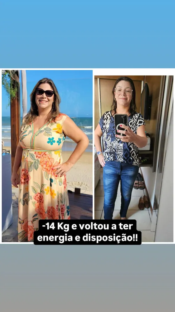 Print de resultado real de aluna do Protocolo Seca Barriga AME